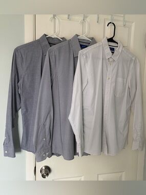 Apt. 9 Men’s Casual Button 3 Mens Dress Shirts SZ M